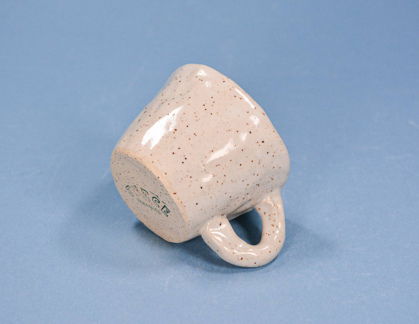 Chonky Cat-Handmade Speckled Ceramic Espresso Cup - 2-4 oz.