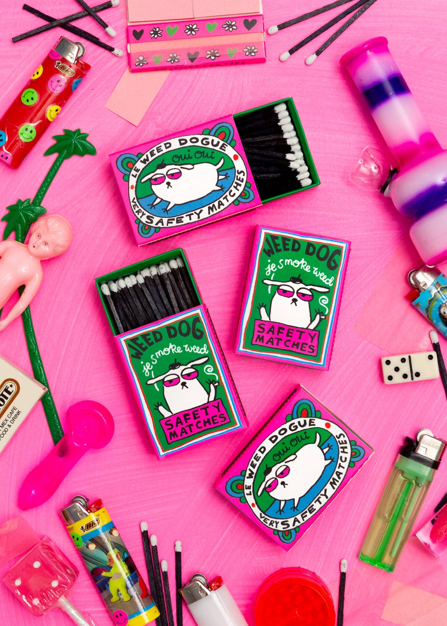 Weed dog matches
