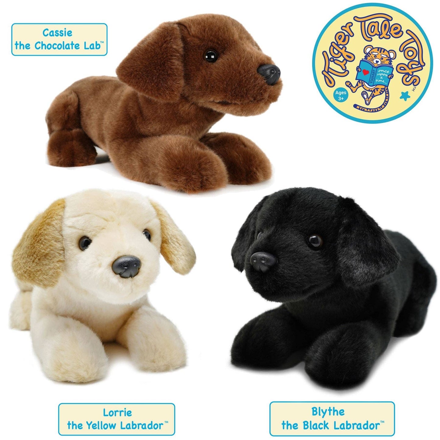 Lorrie The Labrador | 17 Inch Stuffed Animal Plush | By TigerHart Toys