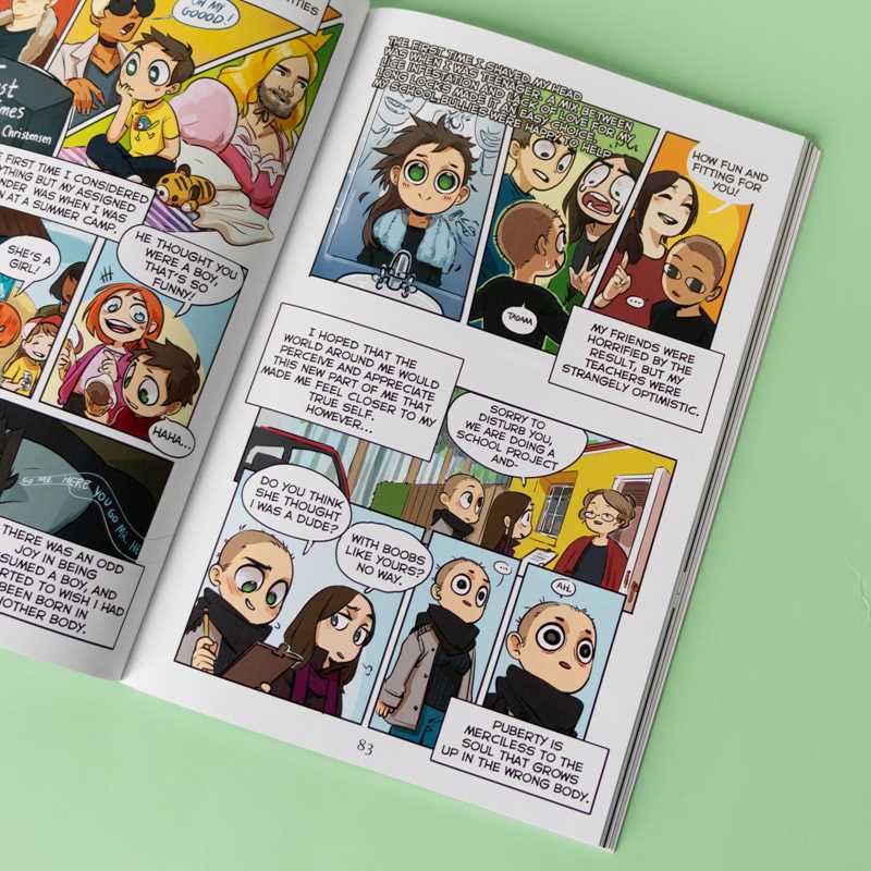 Out Side: Trans & Nonbinary Comics by