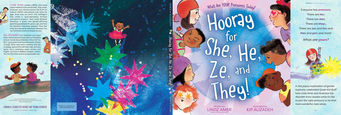 Hooray for She, He, Ze, and They! by Lindz Amer