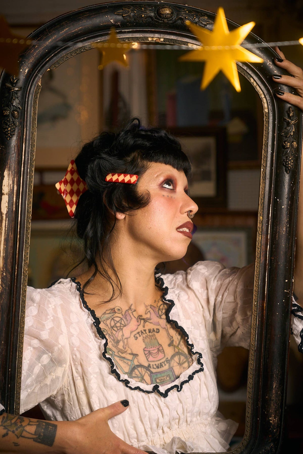 Harlequin Hair Clip Set