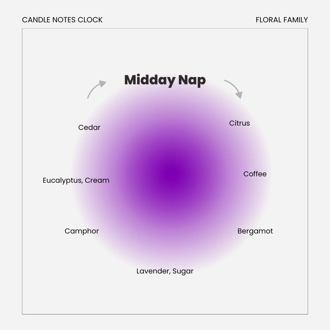 Lavender Latte - Midday Nap 8oz Soy Candle
