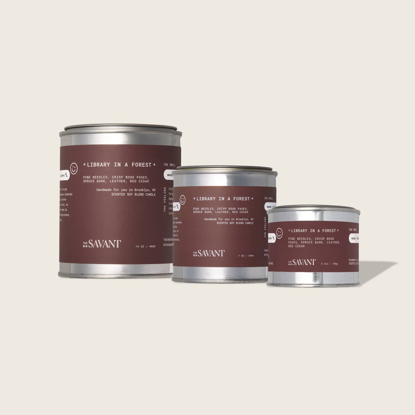 Library in a Forest Candle