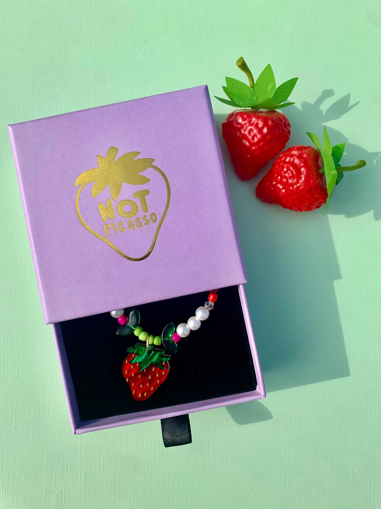Baby Berry Beaded Necklace