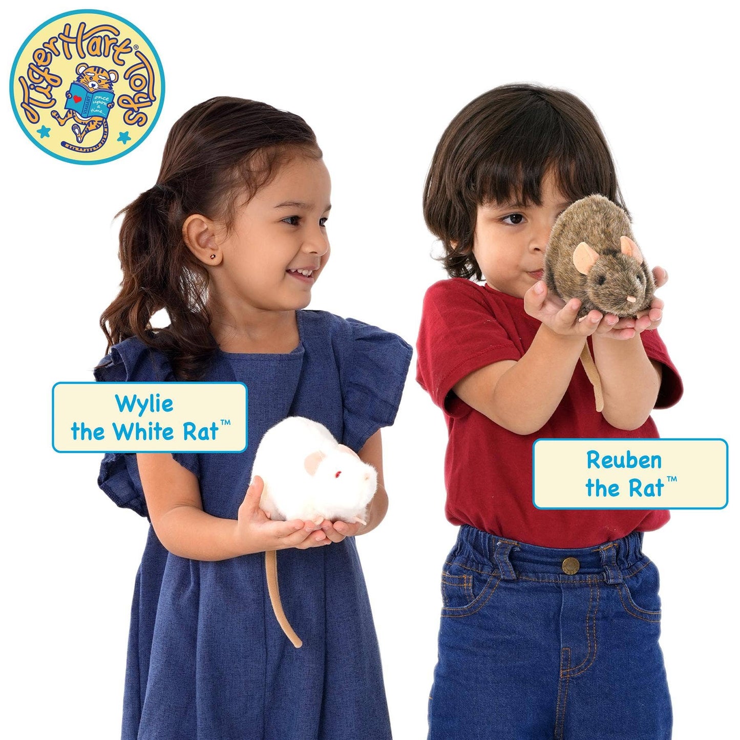 Reuben The Rat | 7 Inch Stuffed Animal Plush | By TigerHart Toys