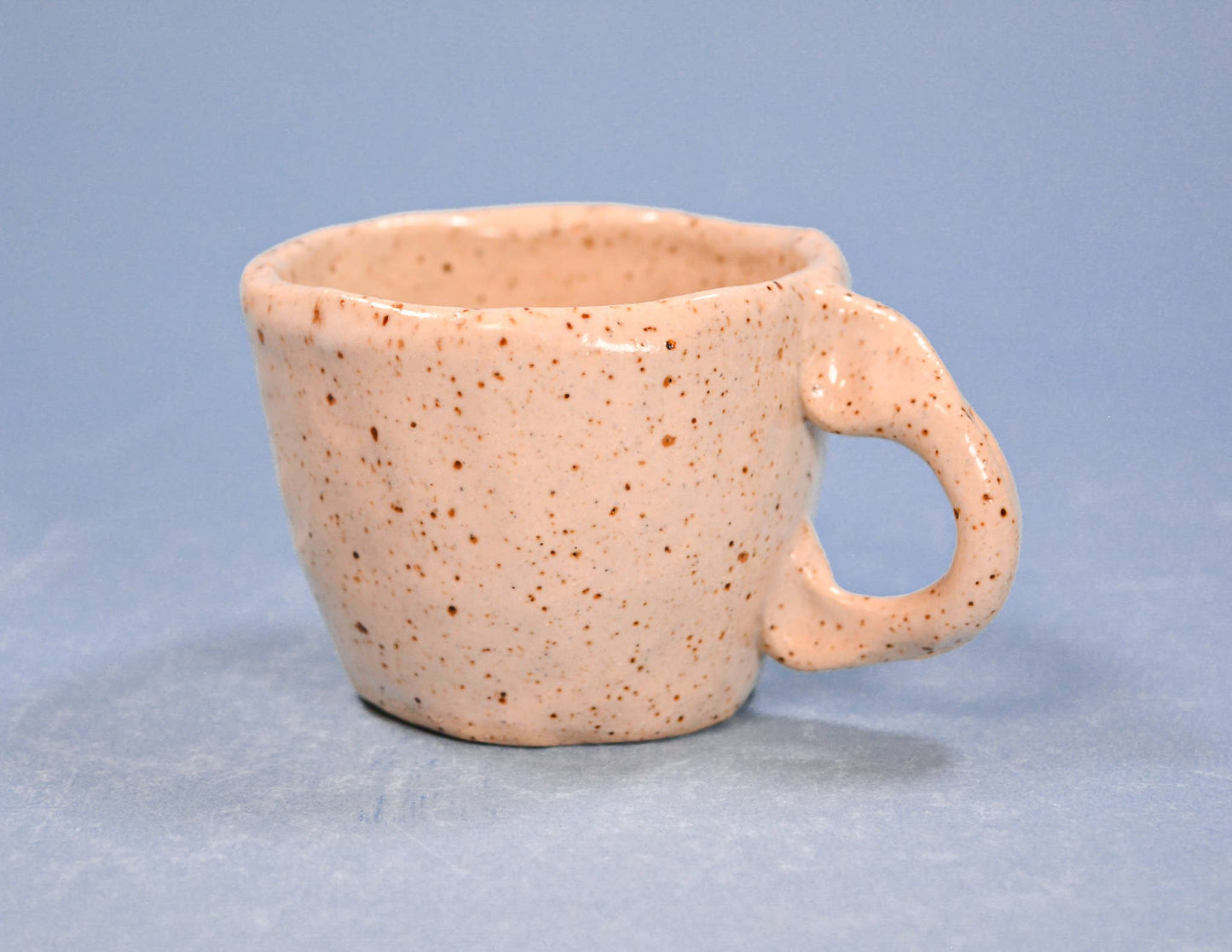 Breakfast Time - Handmade Stoneware Espresso Cup 2-4 oz.