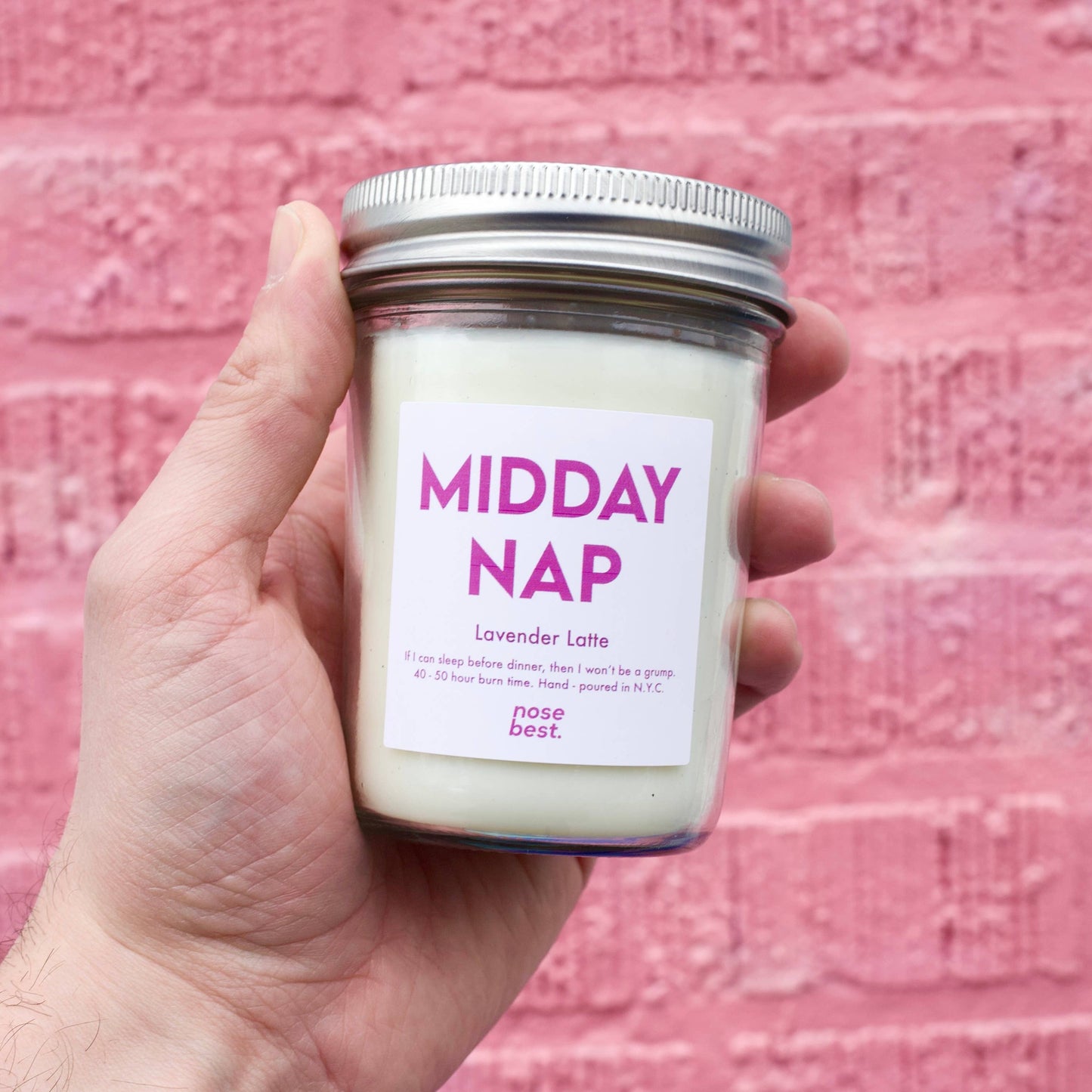 Lavender Latte - Midday Nap 8oz Soy Candle