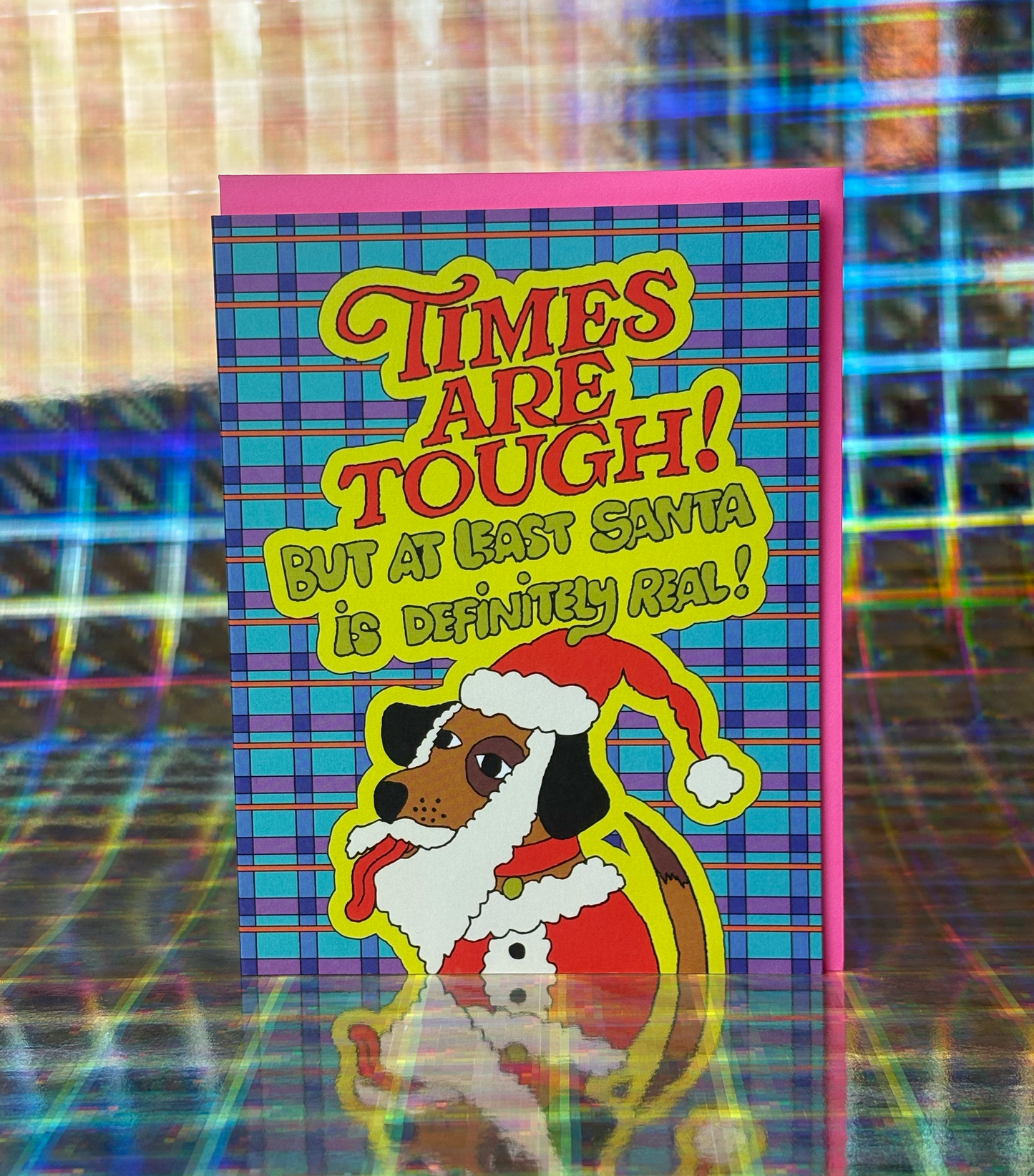 CARD - Tough Santa