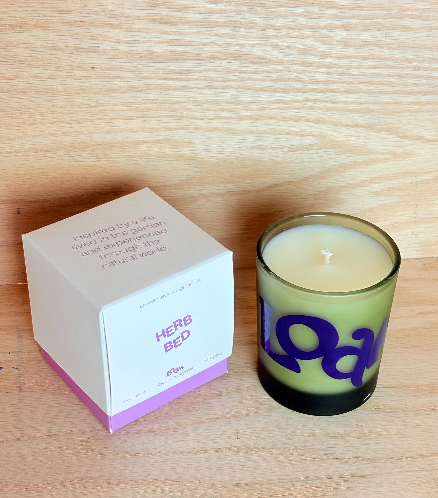 Herb Bed Candle