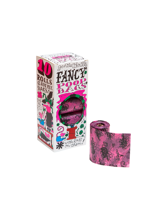 Fancy dog poop bags