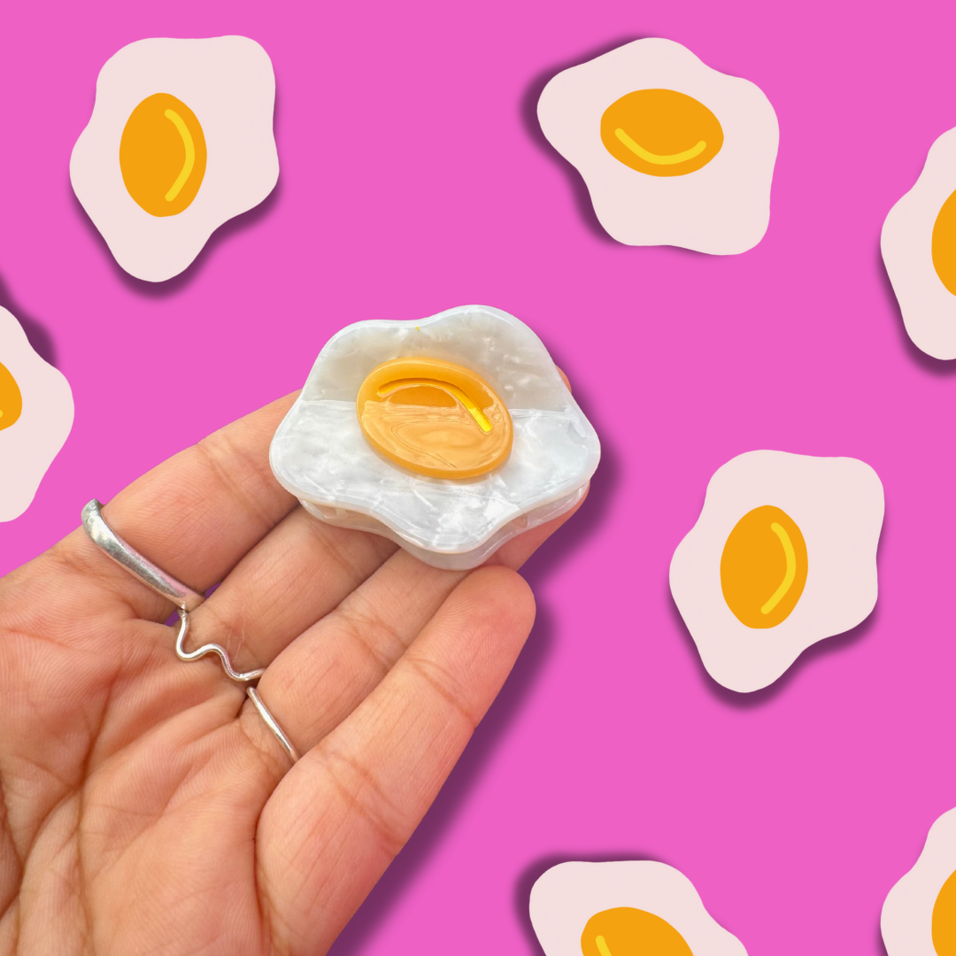 Sunny-Side Up Mini Hair Claw