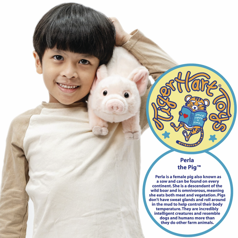TigerHart Perla The Pig - 10 Inch Stuffed Animal Plush