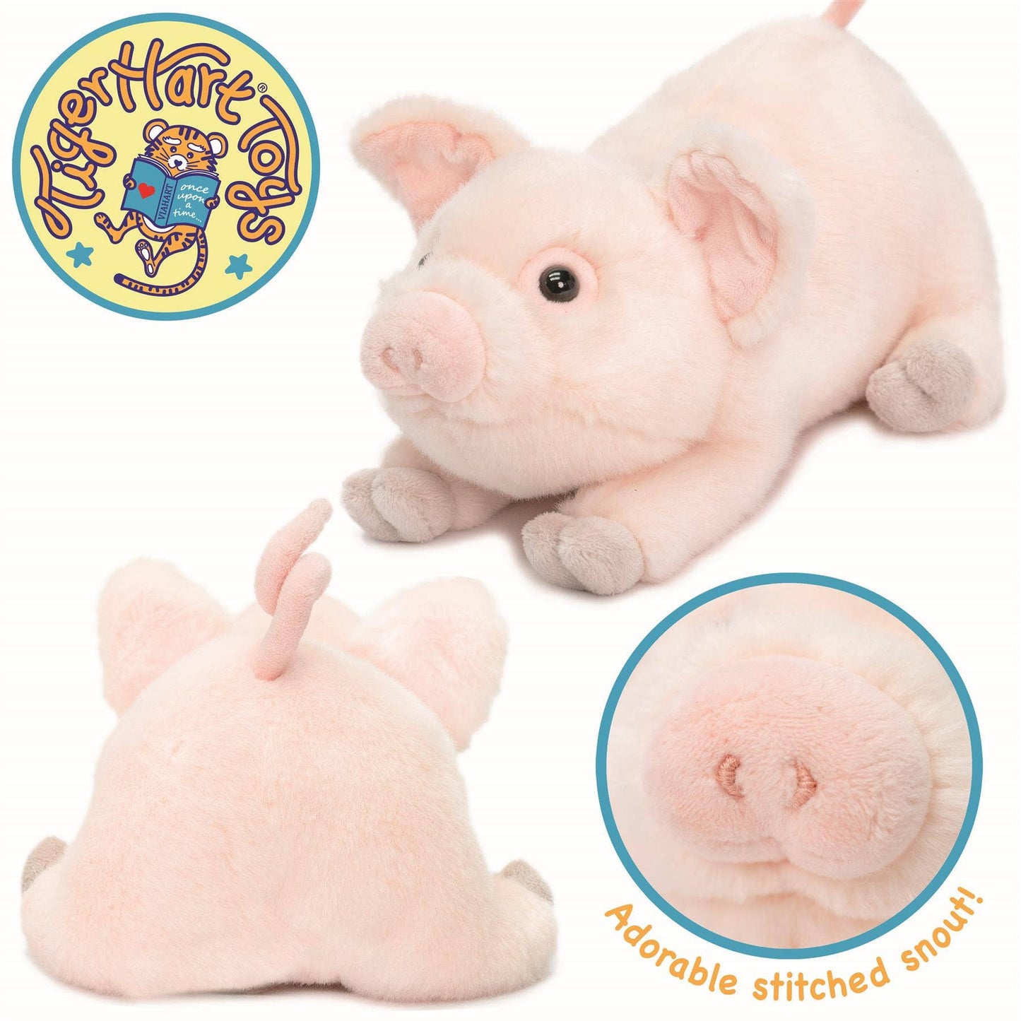 TigerHart Perla The Pig - 10 Inch Stuffed Animal Plush