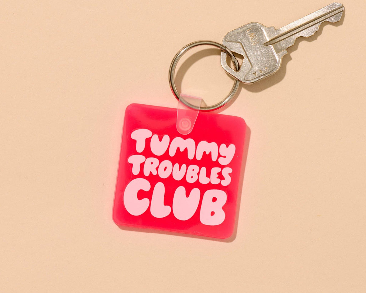 PVC Soft Keychain by Your Gal Kiwi—Tummy Troubles Club