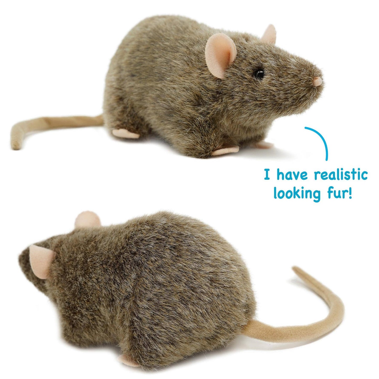 Reuben The Rat | 7 Inch Stuffed Animal Plush | By TigerHart Toys