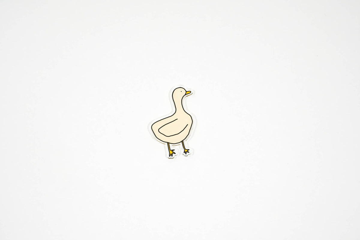 Duck recycled acrylic fridge magnet