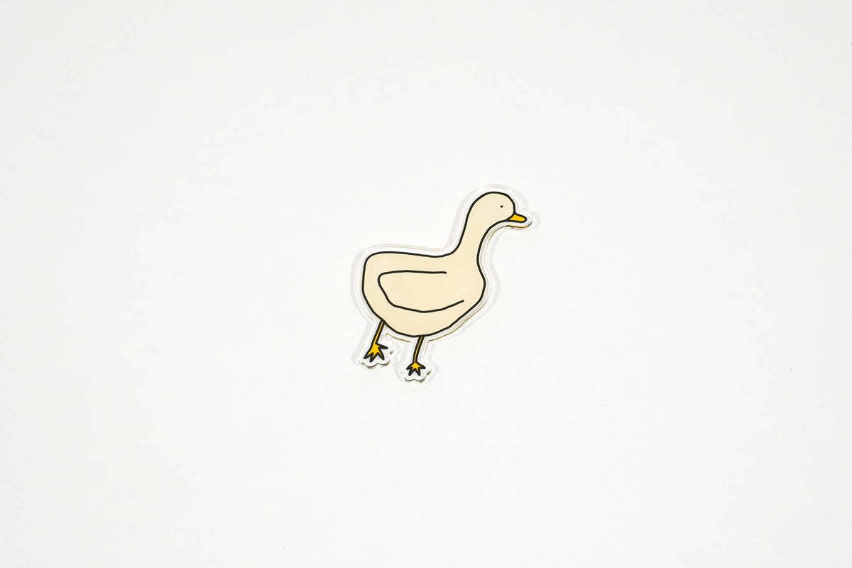 Duck recycled acrylic fridge magnet