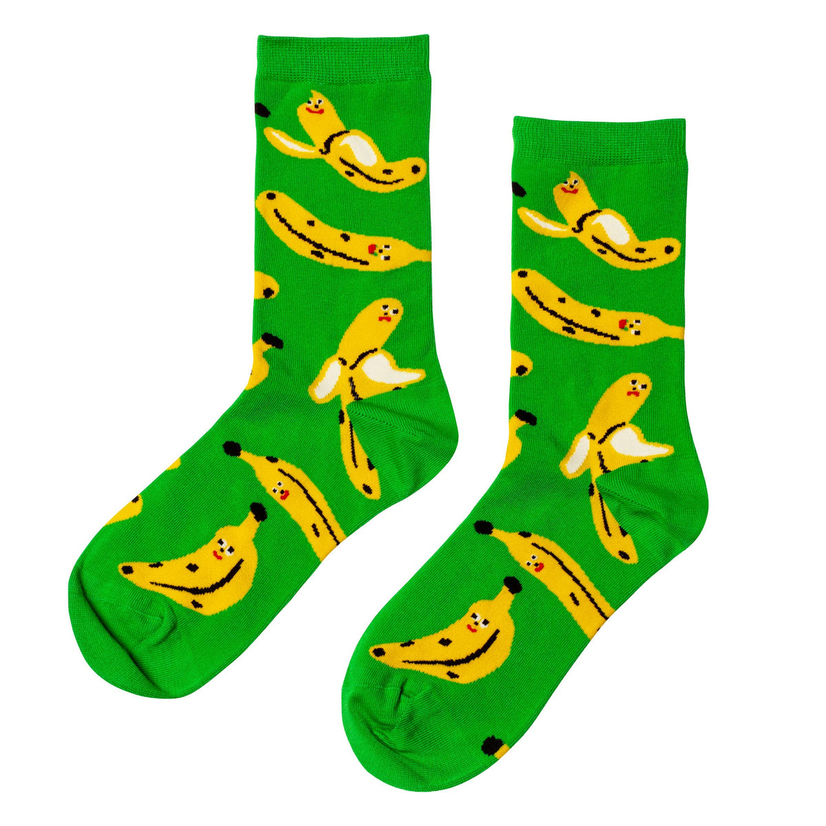 Kristina Micotti Banana Crew Socks | Small