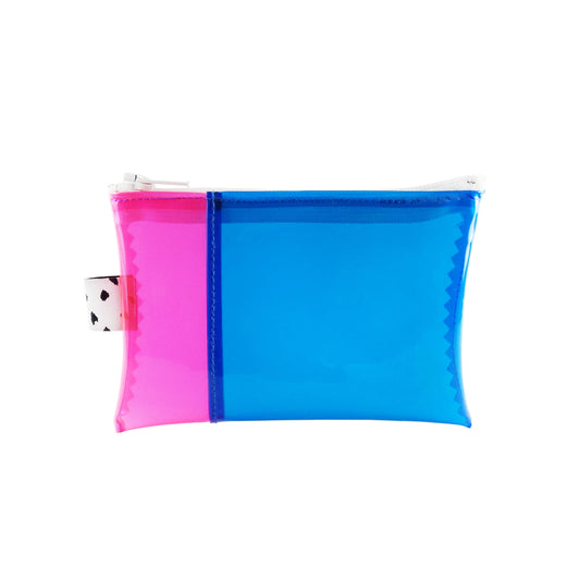 Pink & Blue Vinyl Wallet