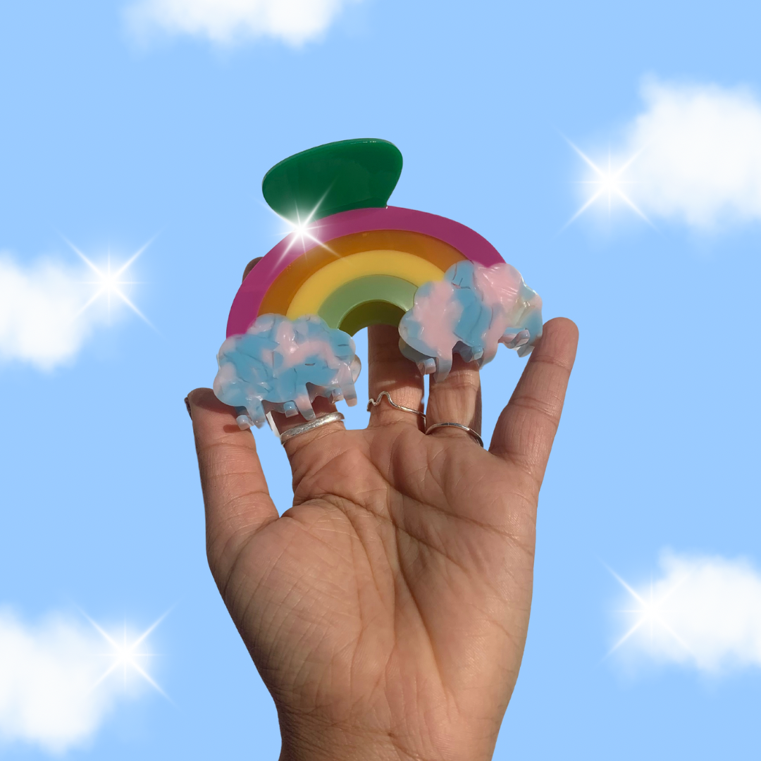 Rainbow Hair Claw