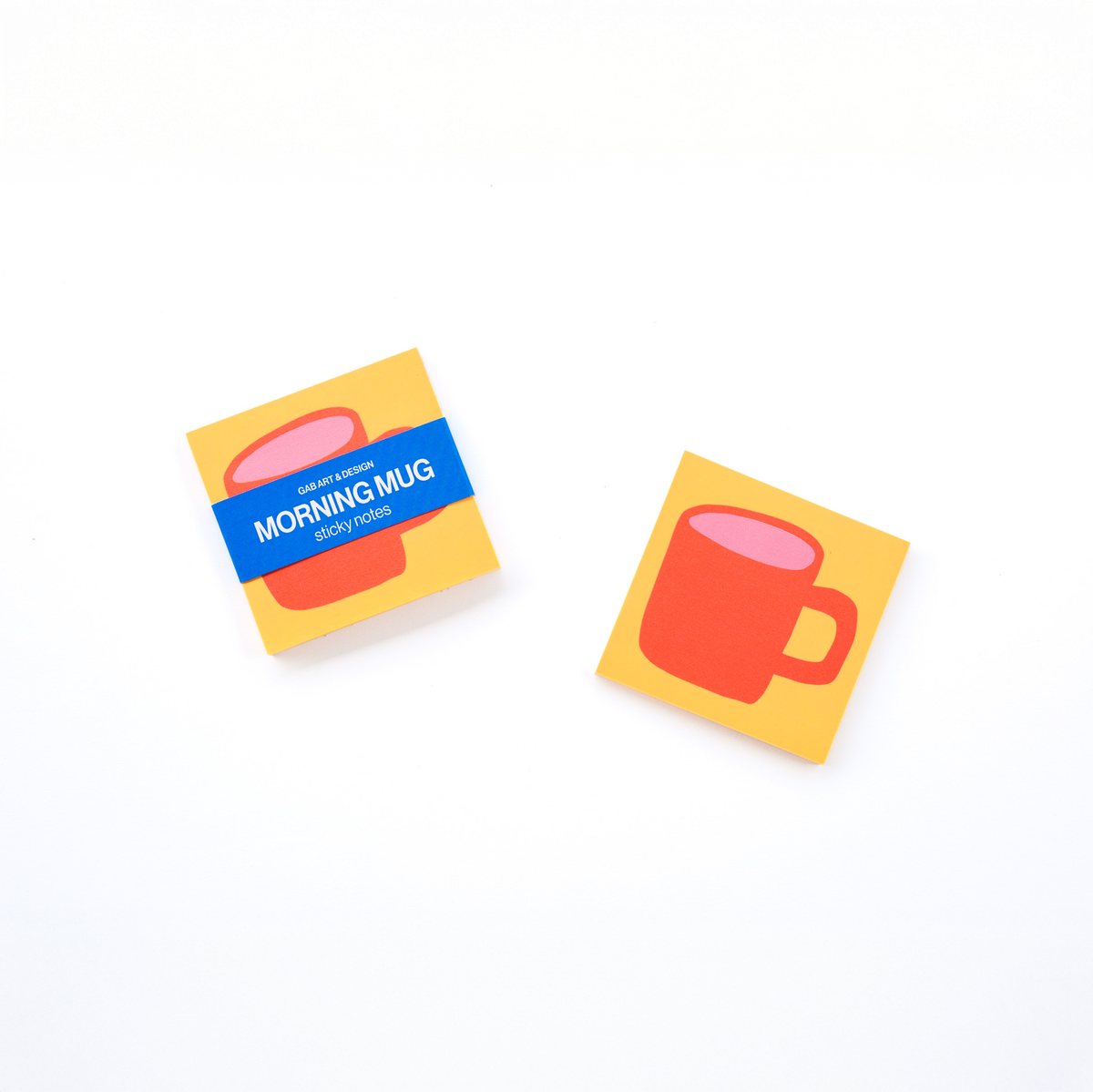 Morning mug sticky notes - 50 sheet notepad