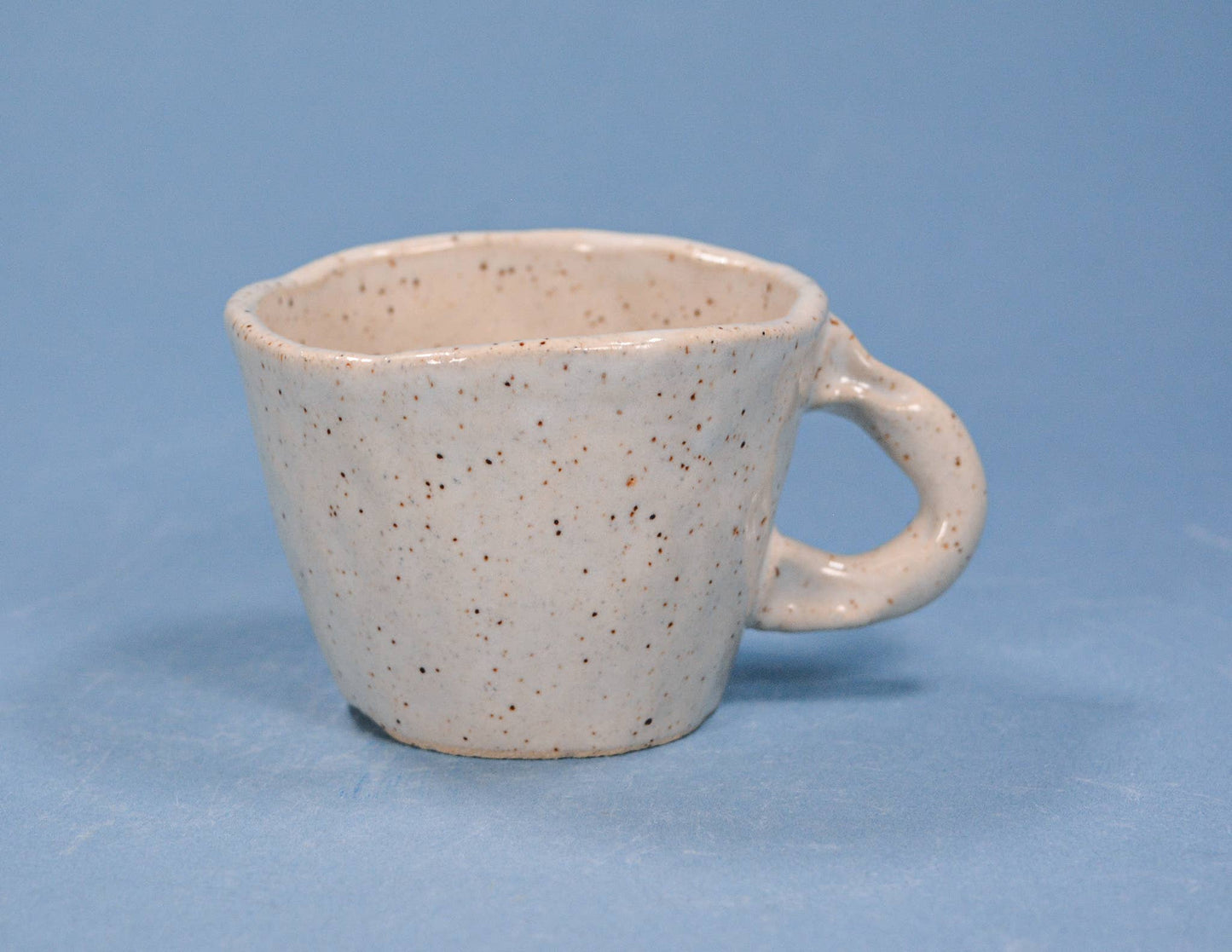 Ketchup - Handmade Speckled Ceramic Espresso Cup -  2-4 oz.