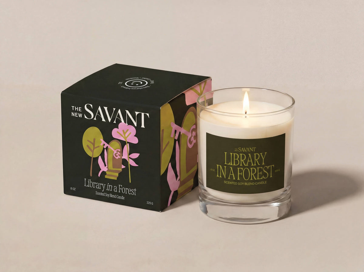 Library in a Forest Candle - Bestseller