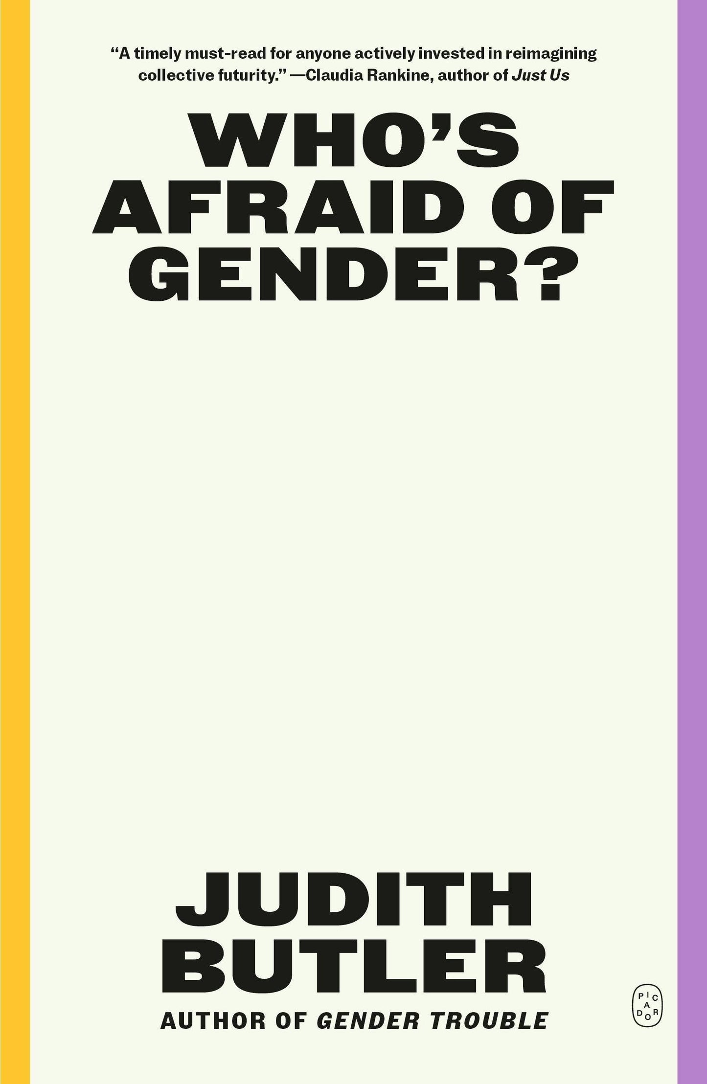 Who's Afraid Of Gender?:  #1