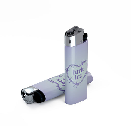 Fuck Ice Ombre Heart Lighter