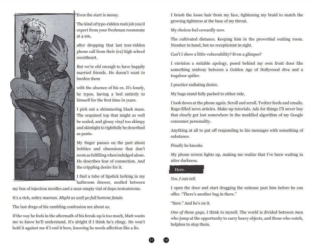 Floor is Lava: An Erotic Fantasy (Queering Consent Zine)