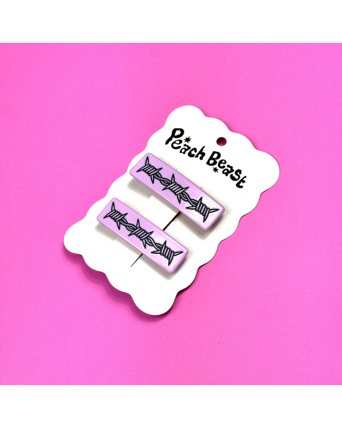 Barbed Wire Tattoo Hair Clip Set