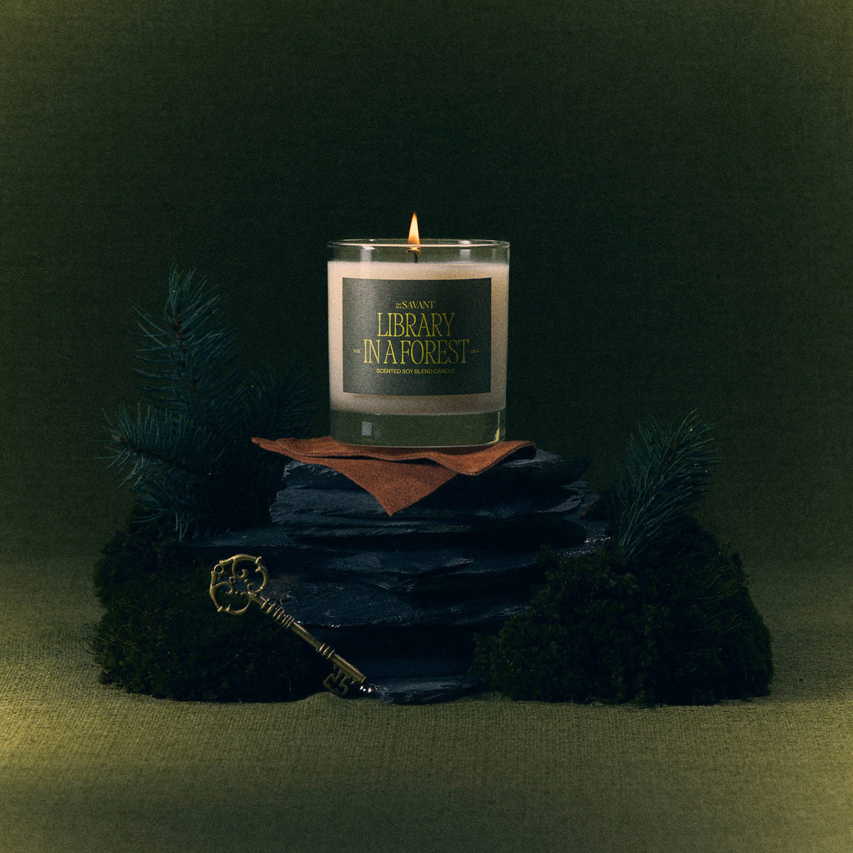 Library in a Forest Candle - Bestseller