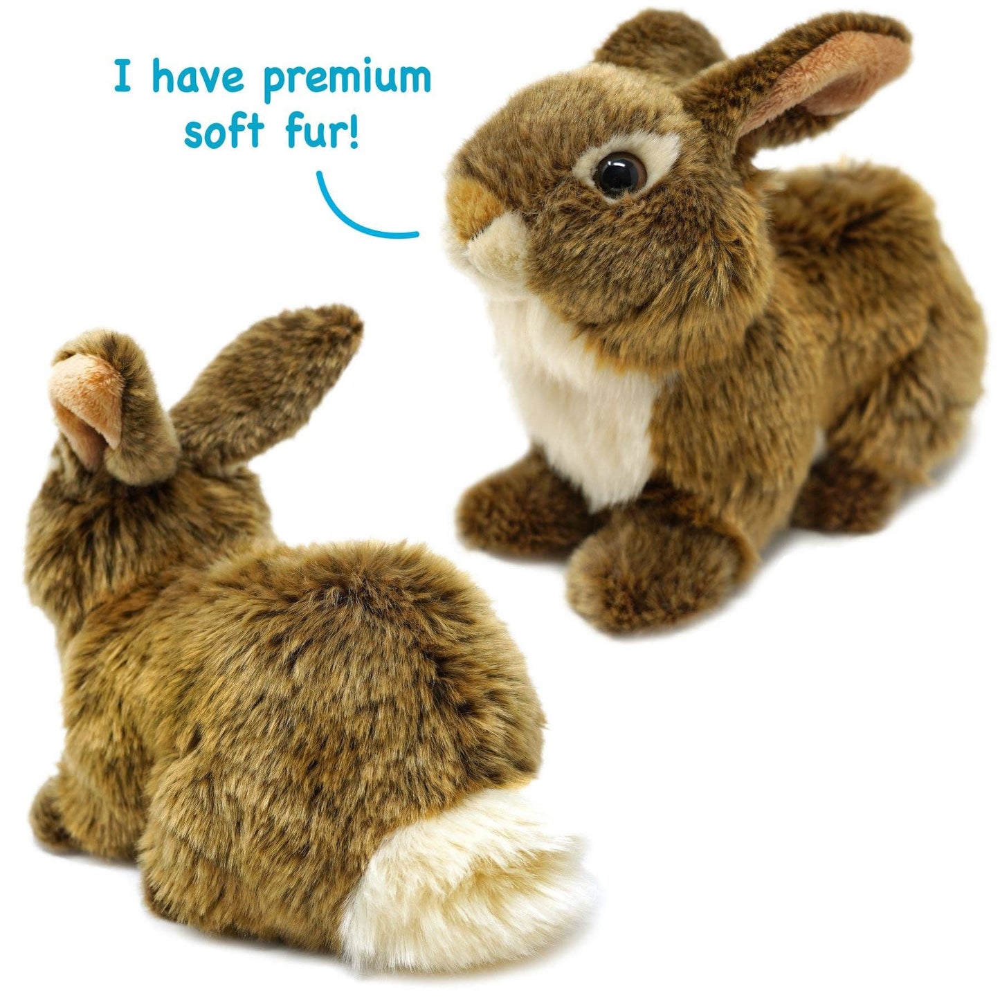 Brigid The Brown Rabbit | 10 Inch Stuffed Animal Plush | By TigerHart Toys
