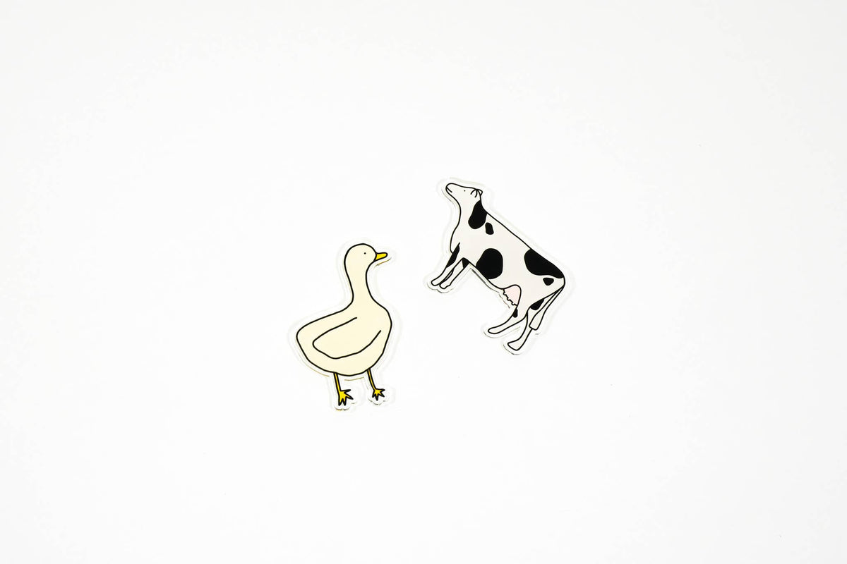 Duck recycled acrylic fridge magnet