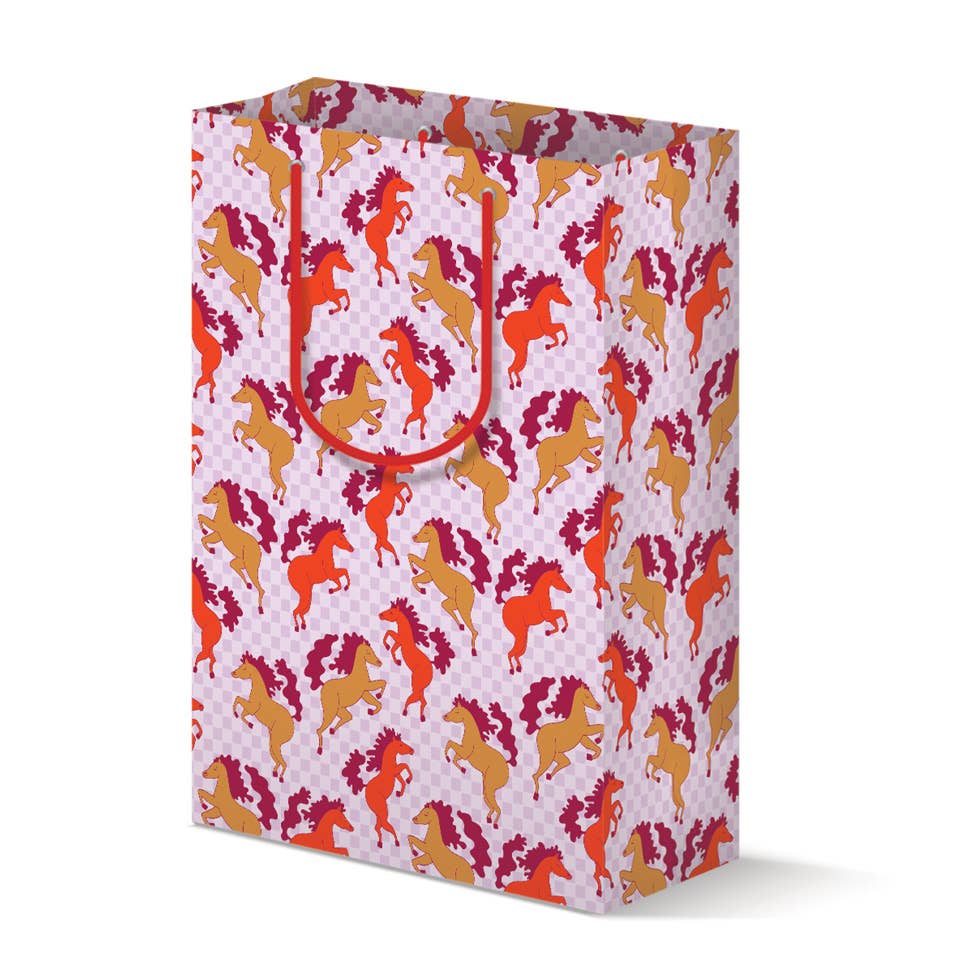 Large Horses Gift Bag