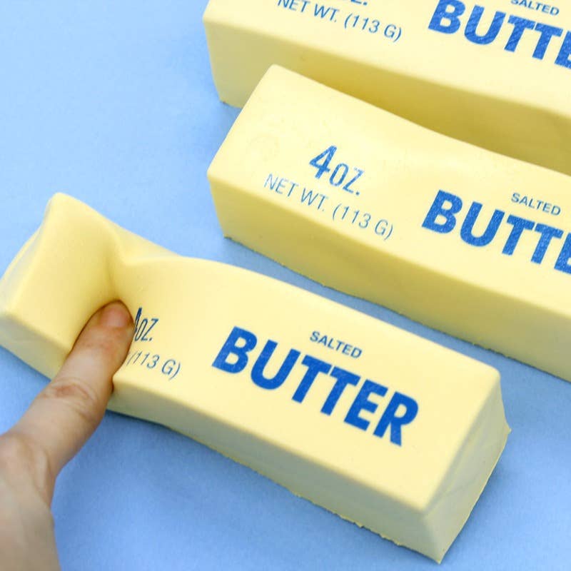 Butter Stress Ball – Soft & Slow-Rebound Squishy Toy
