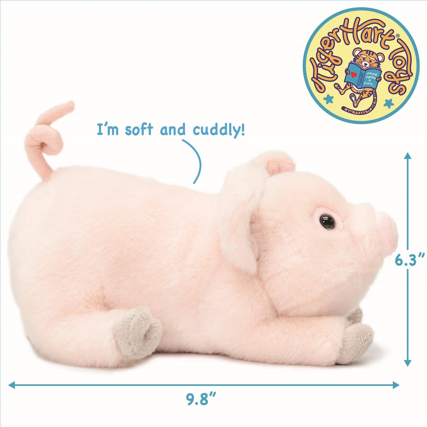 TigerHart Perla The Pig - 10 Inch Stuffed Animal Plush