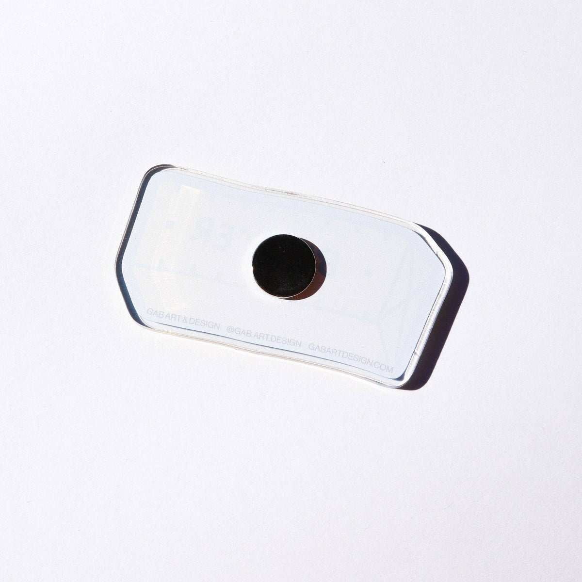 Butter recycled acrylic fridge magnet