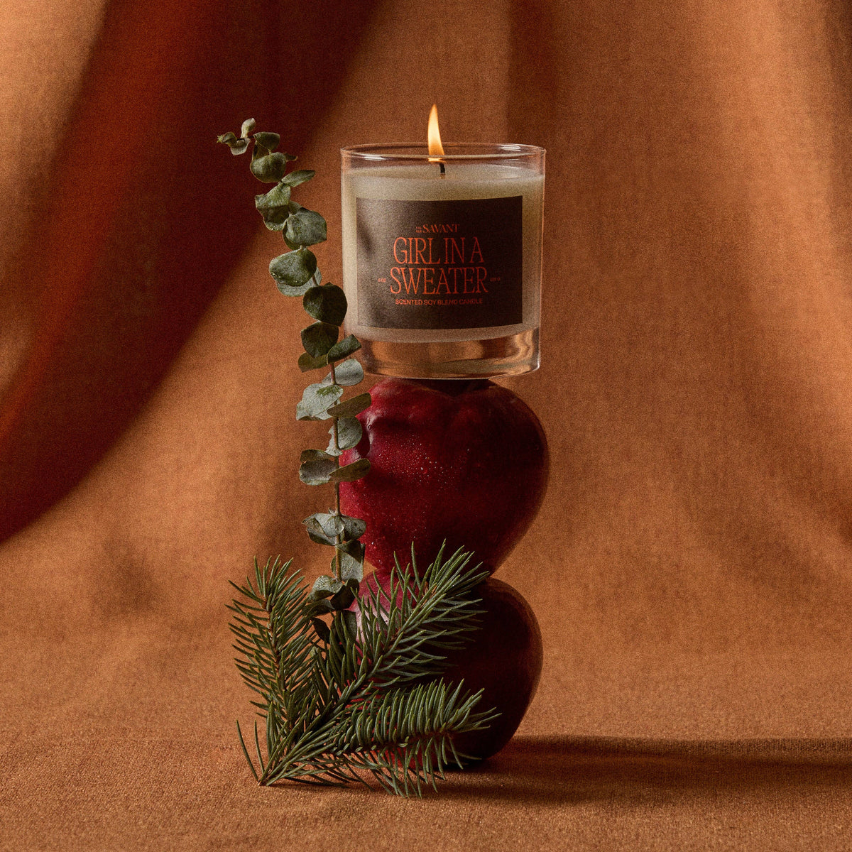 Girl in a Sweater Candle