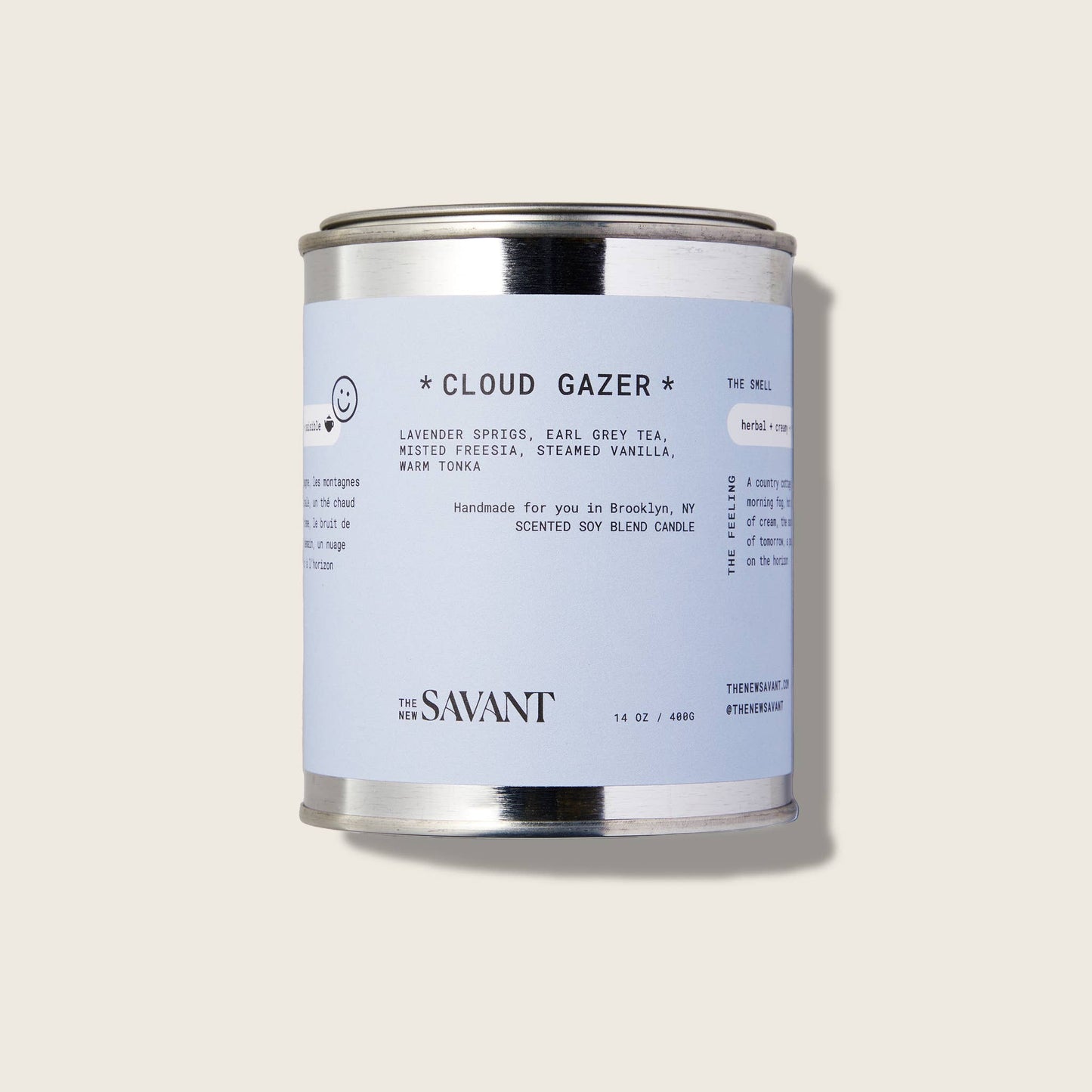 Aromatic + Vanilla 7oz Soy Blend Candle - Cloud Gazer