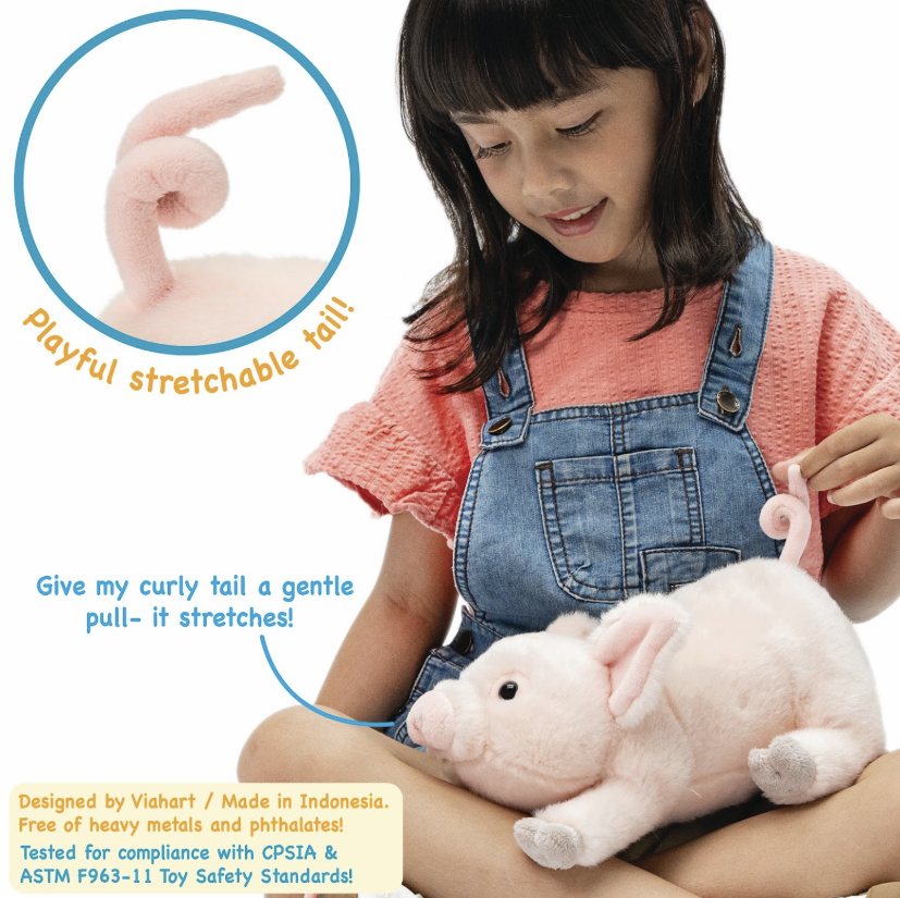 TigerHart Perla The Pig - 10 Inch Stuffed Animal Plush