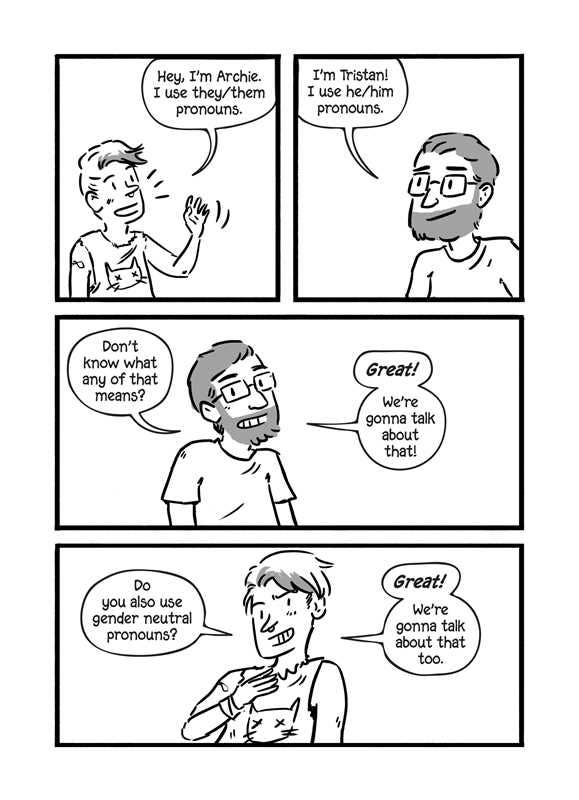 A Quick & Easy Guide to They/Them Pronouns by Archie  Bongiovanni