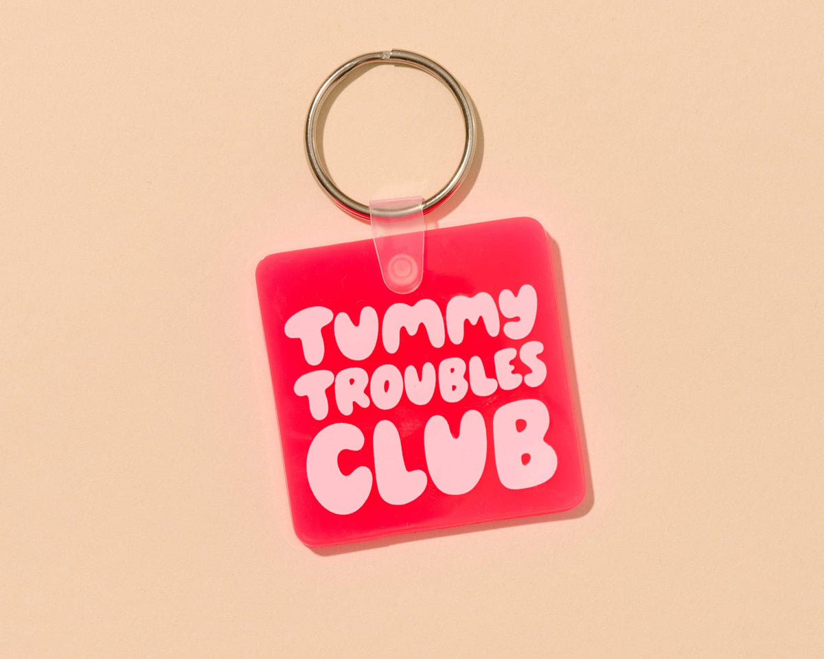 PVC Soft Keychain by Your Gal Kiwi—Tummy Troubles Club