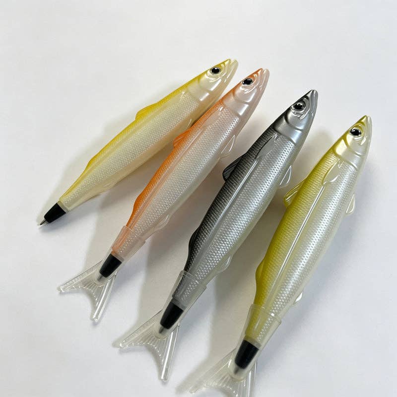 Fish Shaped Pull Cap Ballpoint Pen