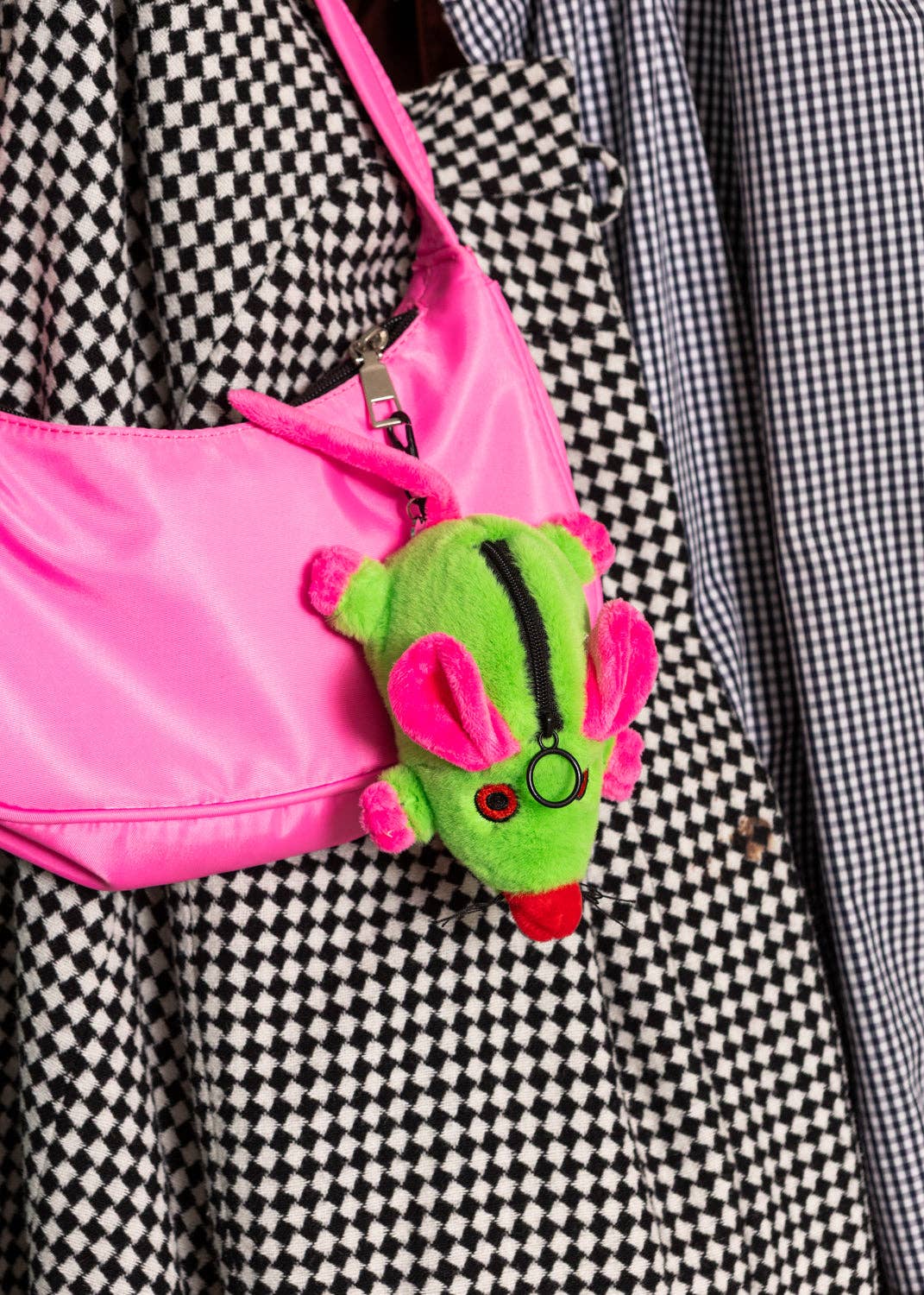 Rat plush keychain