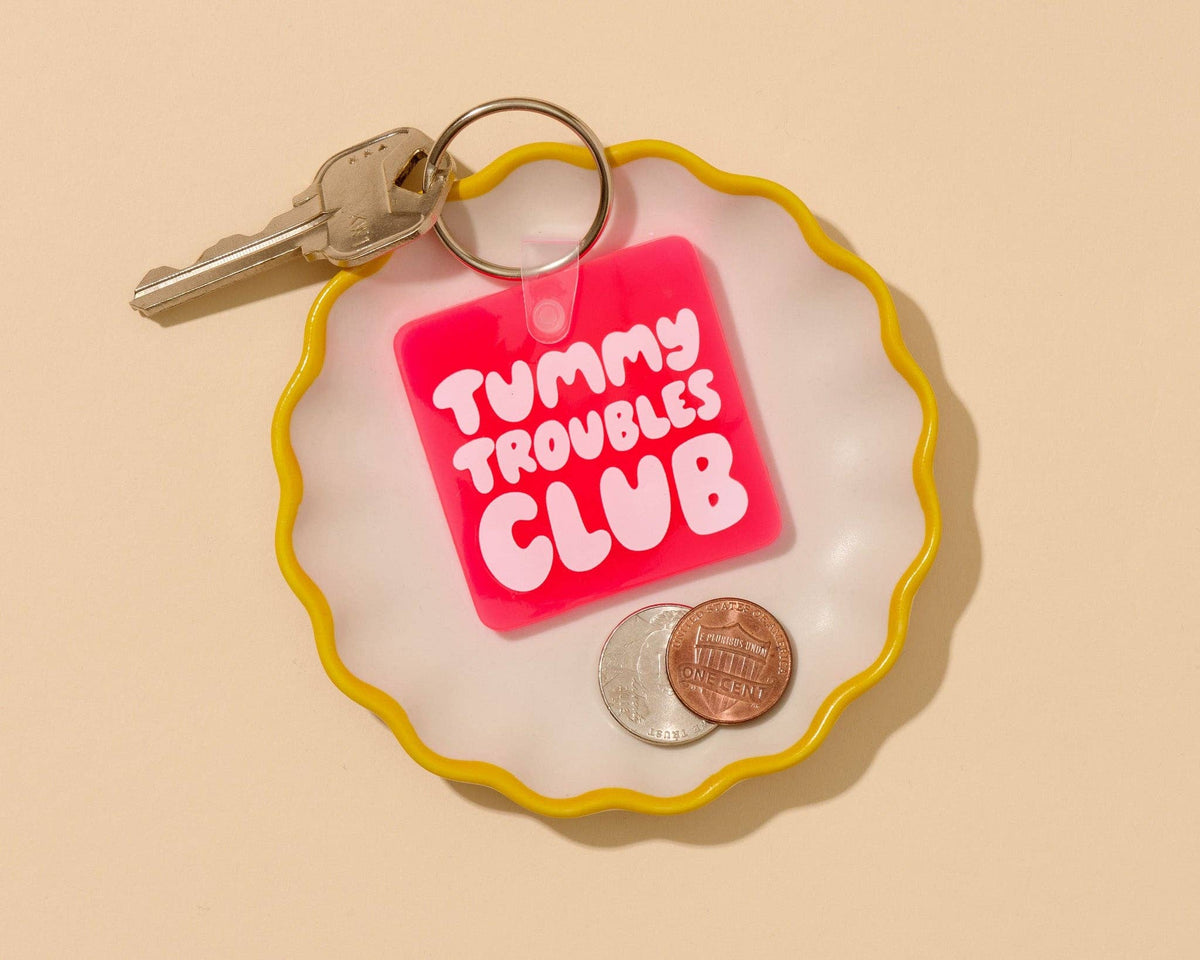 PVC Soft Keychain by Your Gal Kiwi—Tummy Troubles Club