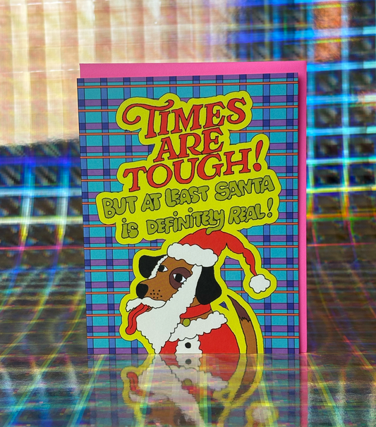 CARD - Tough Santa