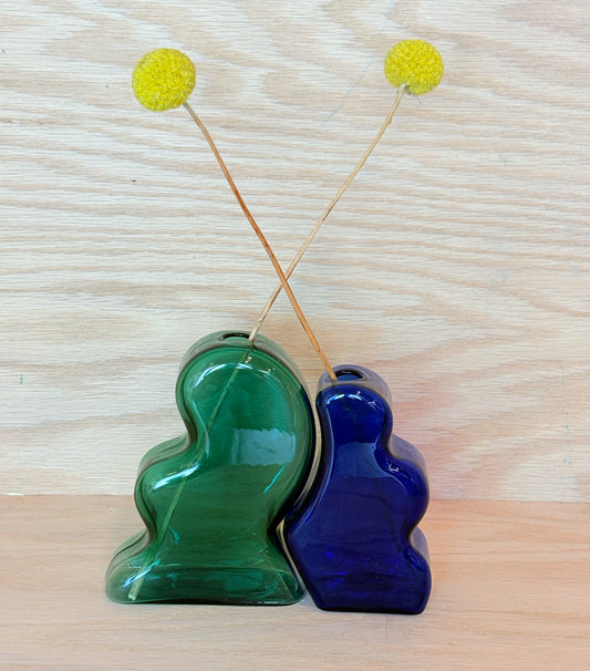 Manu Nanu Cloud Vases - Teal & Cobalt