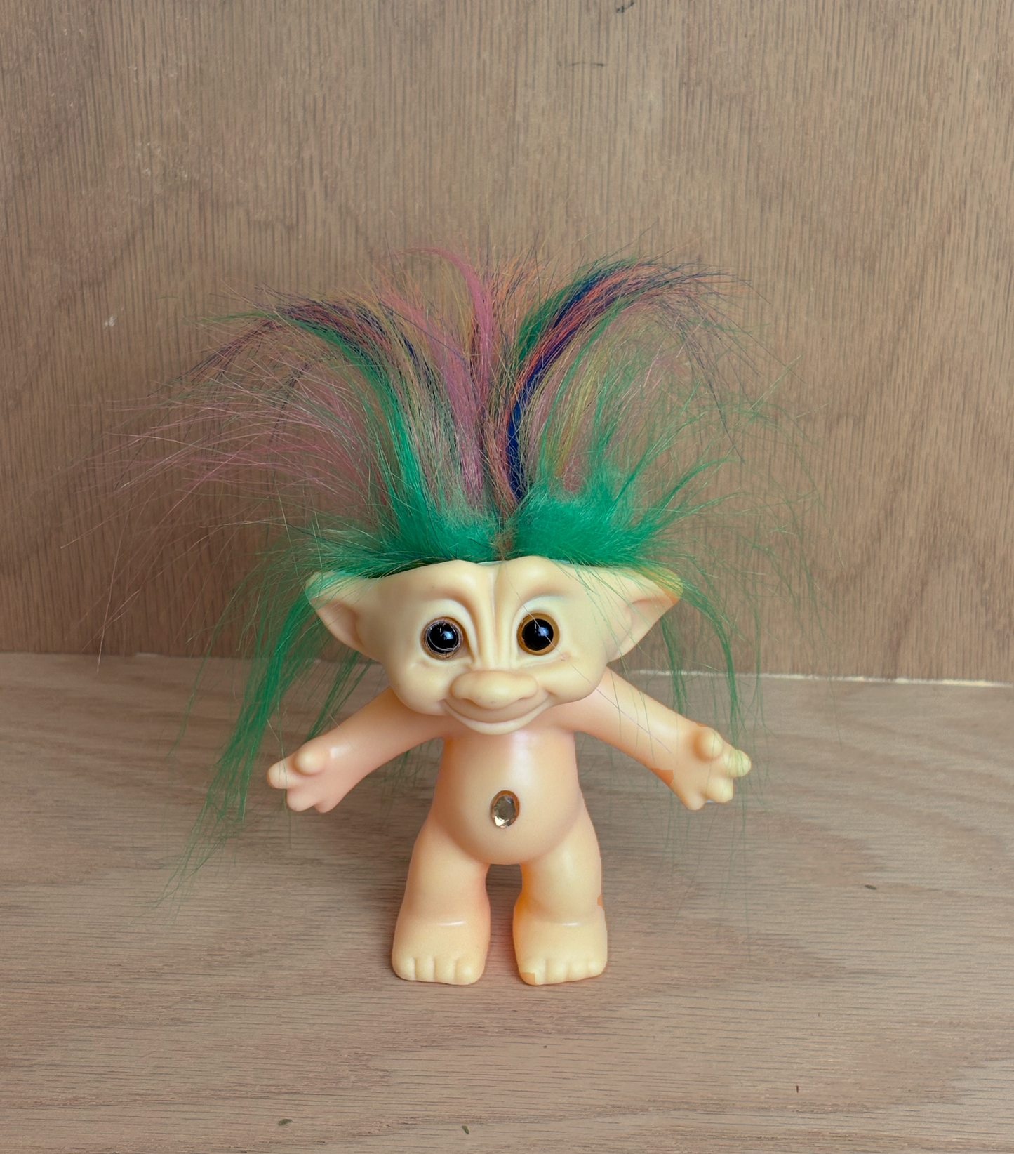 Troll Doll - 8” Tall Multi Colored 1980s Novelty POP Toy